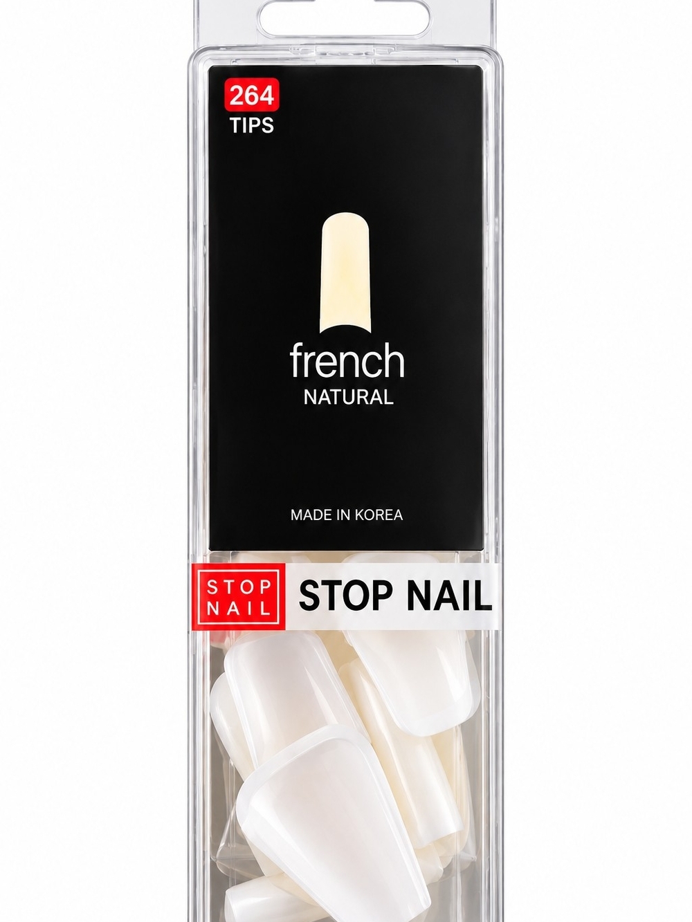 French Natural False Nail Tips 264 Count!!